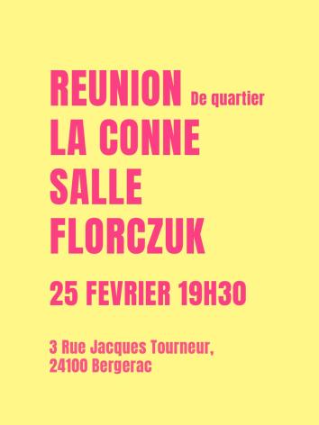 Image d'illustration pour l'événement Réunion Quartier La Conne / Saint Christophe / Roumanière