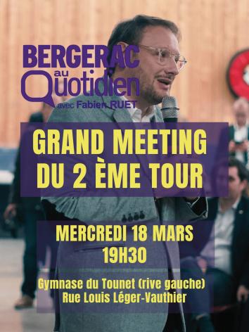 Image d'illustration pour l'événement Meeting du second tour