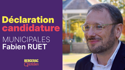 Fabien RUET est officiellement candidat aux municipales