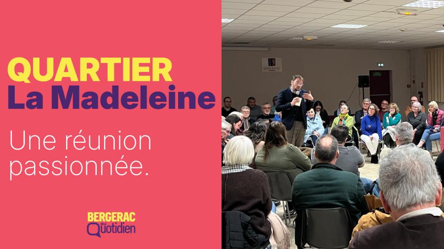 Des échanges francs pour penser l'avenir du quartier de la Madeleine.