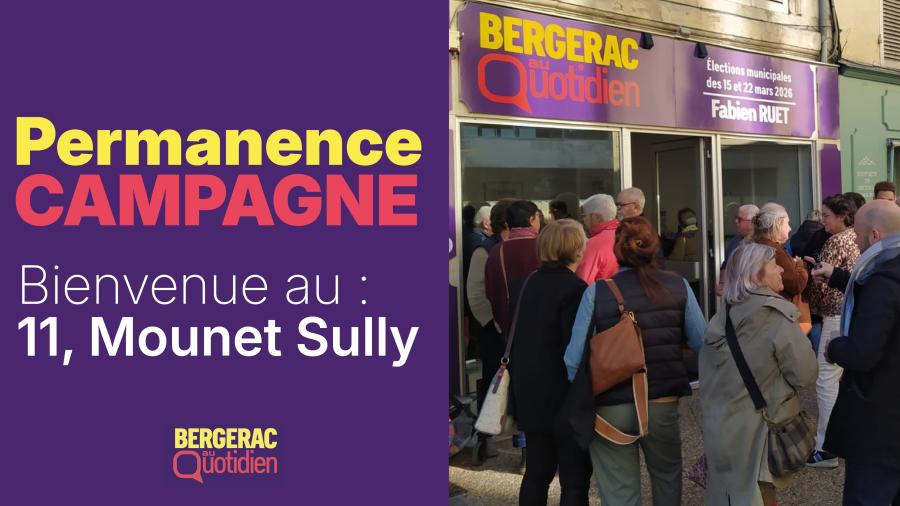 Une maison ouverte pour construire Bergerac au quotidien